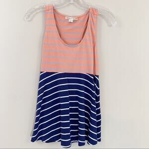 Threads 4 Thought Striped Navy Tank Top